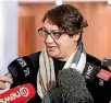  ??  ?? Greens co-leader Metiria Turei.