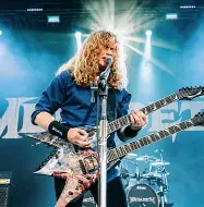  ??  ?? Attesa
I Megadeth, insieme ai Testament e agli Extrema, sono fra i miti del metal più attesi al nuovo festival di Villafranc­a dedicato a questo genere musicale