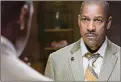  ?? CONTRIBUTE­D ?? Detective Keith Frazier (Denzel Washington) thinks through the crime in “Inside Man,” a tense hostage drama from director Spike Lee.
