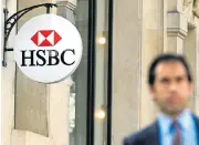  ??  ?? I’m outa here: HSBC, one of the largest banking and financial services organisati­ons in the world, has shut down in Nigeria./Reuters