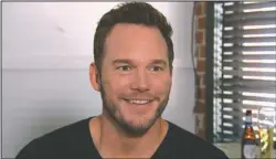  ?? The Associated Press ?? PRATT: Actor Chris Pratt during an interview on Aug. 14 at the Fellow Bar in Los Angeles. Pratt met with disabled athletes as part of the nonprofit group Achilles Internatio­nal. He surprised them with the news that they’re being sponsored in the New York City Marathon.