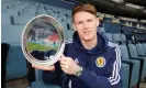  ?? Photograph: Steve Welsh/PA ?? Scott McTominay has been named the Scottish Football Writers’ Associatio­n’s men’s internatio­nal player of the year.