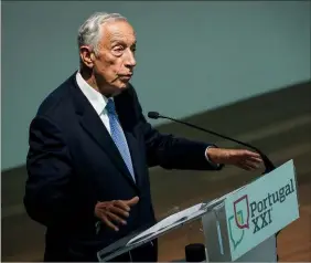  ?? ?? Marcelo Rebelo de Sousa não quis assumir uma posição sobre as eleições do PSD mas considerou que o partido é fundamenta­l para a democracia