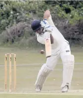  ??  ?? Barrow Town captain Ramesh Kara hit 77 as his side beat Loughborou­gh in the County Cup final at Grace Road on Sunday.
