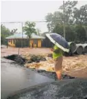  ?? CORTESÍA MSP ?? Las lluvias causaron estragos en varias zonas del país.