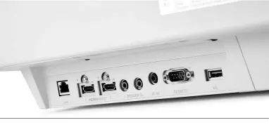  ??  ?? Connection­s include two HDMI 2.0 ports and a single USB 2.0