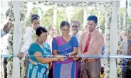  ??  ?? Relocated Kekirawa branch was ceremonial­ly opened with the participat­ion of some prestigiou­s invitees including SDB Bank Chairperso­n Samadanie Kiriwanden­iya, North Central Province Cooperativ­e Commission­er Sirimewan Dharmasena and Kekirawa Branch...