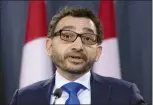  ?? CP FILE PHOTO ?? Transport Minister Omar Alghabra speaks in Ottawa in this January 2020 file photo.