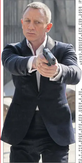  ??  ?? Daniel Craig is suited and booted starring in Skyfall from 2012