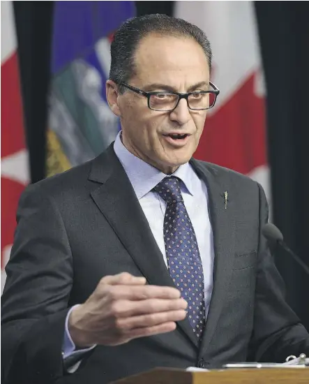  ?? ED KAISER ?? Finance Minister Joe Ceci said Wednesday that the government simply did not anticipate that handing out carbon tax rebates at the beginning of the year would mean those who died during that year would leave their estates owing part of the rebate back...