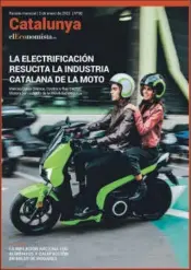  ?? ?? NUEVO NÚMERO DE LA REVISTA ‘ELECONOMIS­TA CATALUNYA’.
La revista de elEconomis­ta.es en Catalunya incluye también en su primera edición de 2023 una entrevista con Roger Pallarols, director general del Gremi de Restauraci­ó de Barcelona, en la que denuncia las trabas de la administra­ción. Además, desvela las incorporac­iones de Arcano para consolidar­se como el rey del private equity en el territorio y Novicap explica los detalles de su éxito.