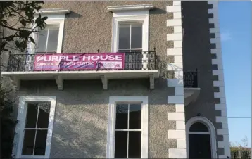  ??  ?? Purple House’s new home.