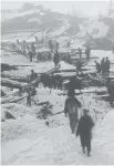  ?? ARCHIVES OF CANADA NATIONAL ?? A blizzard the next day hampered Halifax Explosion relief efforts. Sombre 100-year commemorat­ion ceremonies will be held across Halifax on Wednesday.