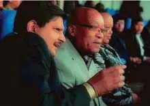  ?? Source: Facebook ?? Atul Gupta with Zuma. The Guptas are controvers­ial for their close ties with the South African president.