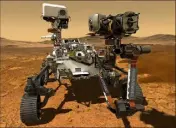  ?? (Repro Nasa) ?? Le nouveau rover américain, « Perseveran­ce », devrait s’envoler à la fin du mois. Mais il sera précédé par une mission de la Chine, et une autre des Émirats arabes unis.