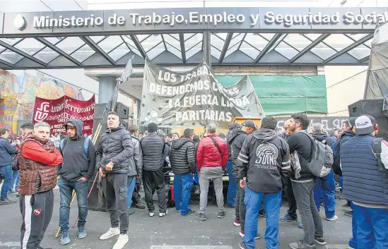  ?? I
NA ?? Fueron cinco meses y más de 36 audiencias en el Ministerio de Trabajo para llegar a una resolución.