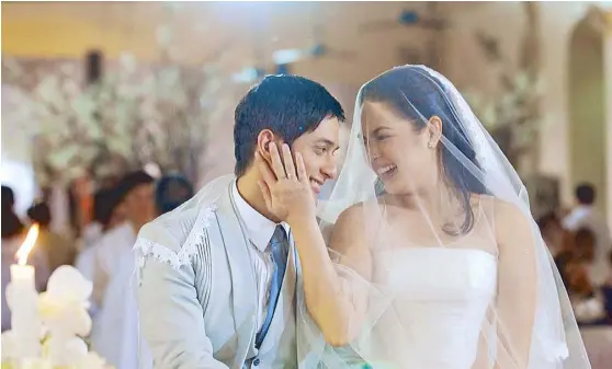  ?? Photo by PATRICK UY ?? Ryan Agoncillo and Judy Ann Santos’ wedding was sealed in secrecy till the day of the ceremony.