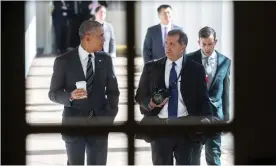  ?? Photograph: Photo by Lawrence Jackson / The White House ?? President Barack Obama and Pete Souza in 2016.