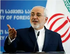  ?? DR ?? Mohammad Javad Zarif acusa Europa de desrespeit­ar o acordo