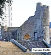  ?? ?? Swansea Castle.