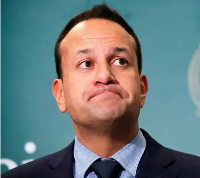  ??  ?? TONE DEAF: Taoiseach Leo Varadkar appeared dismissive when he spoke about disability services in the Dail