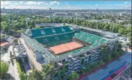  ?? FILE PHOTO ?? Court Philippe Chatrier, the main arena at Roland Garros, will have a roof in time for the 2019 French Open.