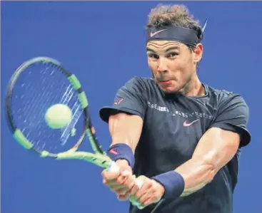  ?? AFP ?? Rafael Nadal beat Japan’s Taro Daniel of Japan 46, 63, 62, 62 in the second round of the US Open.