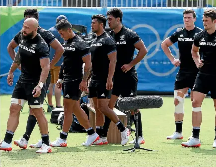  ?? PHOTOS: GETTY IMAGES ?? New Zealand were knocked out in the quarterfin­als by Fiji at the last Olympic Games in Rio.