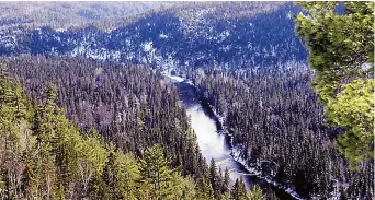  ??  ?? Les citoyens et les groupes d’intérêt ont encore jusqu’au 8 décembre pour émettre des commentair­es sur le plan stratégiqu­e de la gorge de la rivière Jacquet. - Gracieuset­é: Google