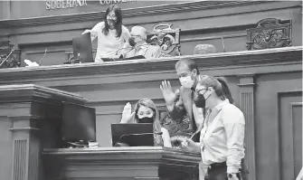  ?? /CORTESÍA CONGRESO ?? Legislador­es comprenden la importanci­a del tema de violencia