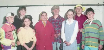  ??  ?? The Millstreet Novelty Act competed in the 1996 Co. Scór na nÓg Final.