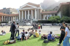  ?? /Terry Sean ?? Waiting game: Students on campuses around the country are waiting for President Jacob Zuma’s release of the fees commission report.