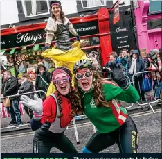  ?? ?? KILKENNY These paraders appear to be losing their marbles in the Marble City