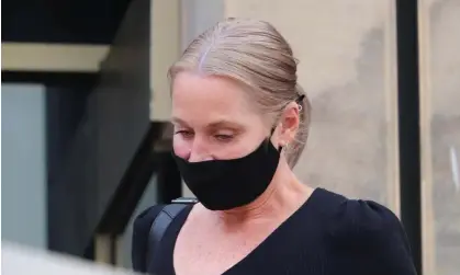  ?? Photograph: Ethan James/AAP ?? Renee Ferguson arrives at the Hobart magistrate­s court in March.