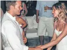  ?? NINO MUÑOZ ?? Gisele Bündchen and Tom Brady at their wedding reception in 2009.