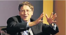  ?? Trevor Samson ?? Unlikely: Microsoft chairman Bill Gates said that the US Congress was unlikely to approve Trump’s proposed aid cuts. /