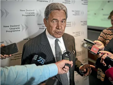  ?? LAWRENCE SMITH/STUFF ?? NZ First leader Winston Peters is confident of a return in 2023.