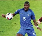  ?? (Reuters) ?? PAUL POGBA matured during his four years at Juventus and returns to Manchester United having played a key role in both the Italian club’s and France’s recent successes.