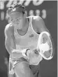  ?? QUINN ROONEY/GETTY ?? Coco Gauff, 15, plays a backhand during her fourth-round match against Sofia Kenin on Sunday in the Australian Open.