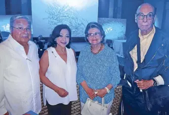  ??  ?? Tonet and Linda Lagdameo, Bea and Jaime Zobel de Ayala