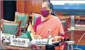  ??  ?? Union finance minister Nirmala Sitharaman.