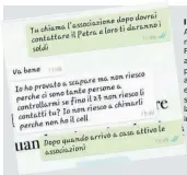  ??  ?? I messaggi Alcuni dei messaggi che Farah ha inviato alle amiche per cercare aiuto. Per lei era difficile scappare perché la controllav­ano in molti