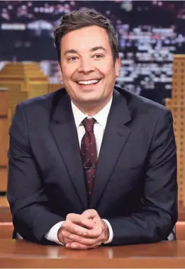  ?? PHOTOS BY NBC ?? “Don’t go into it thinking you’re doing this for money, because I never thought about money. Never, ever,” Jimmy Fallon says.