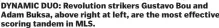  ?? ?? DYNAMIC DUO: Revolution strikers Gustavo Bou and Adam Buksa, above right at left, are the most effective scoring tandem in MLS.