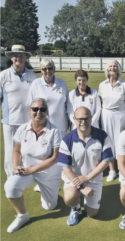  ??  ?? The singles finalists at Northants County Finals Day