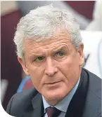  ??  ?? Southampto­n boss Mark Hughes