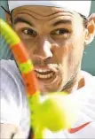  ?? Glyn Kirk/Getty Images ?? Rafael Nadal, 32, has 17 Grand Slam titles.