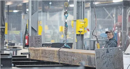  ?? BOB TYMCZYSZYN THE ST. CATHARINES STANDARD ?? Steelcon has announced a $40-million expansion and employment for 100 workers at its Grantham Avenue facility in St. Catharines.