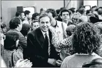  ?? SALVADOR SANSUÁN / ARXIU ?? Raimon Obiols la nit de les municipals del 1991