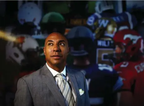  ?? COLE BURSTON/TORONTO STAR FILE PHOTO ?? A CFL news release Wednesday hinted at a conflict between Jeffrey Orridge, a U.S.-born sports marketing executive, and the CFL’s board of directors.